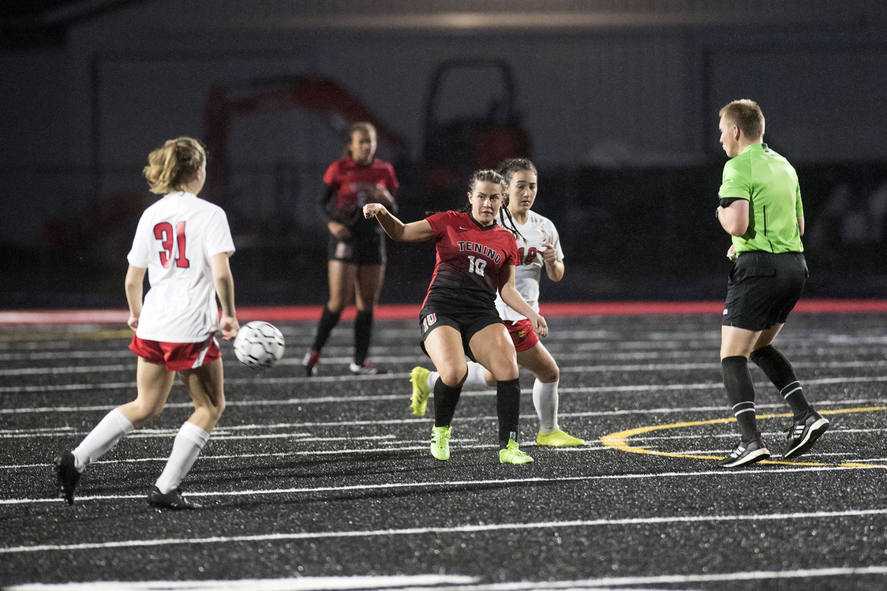 State 1A Girls Soccer Tournament Quarterfinals: Seattle Academy at Tenino (Nov. 16, 2019)